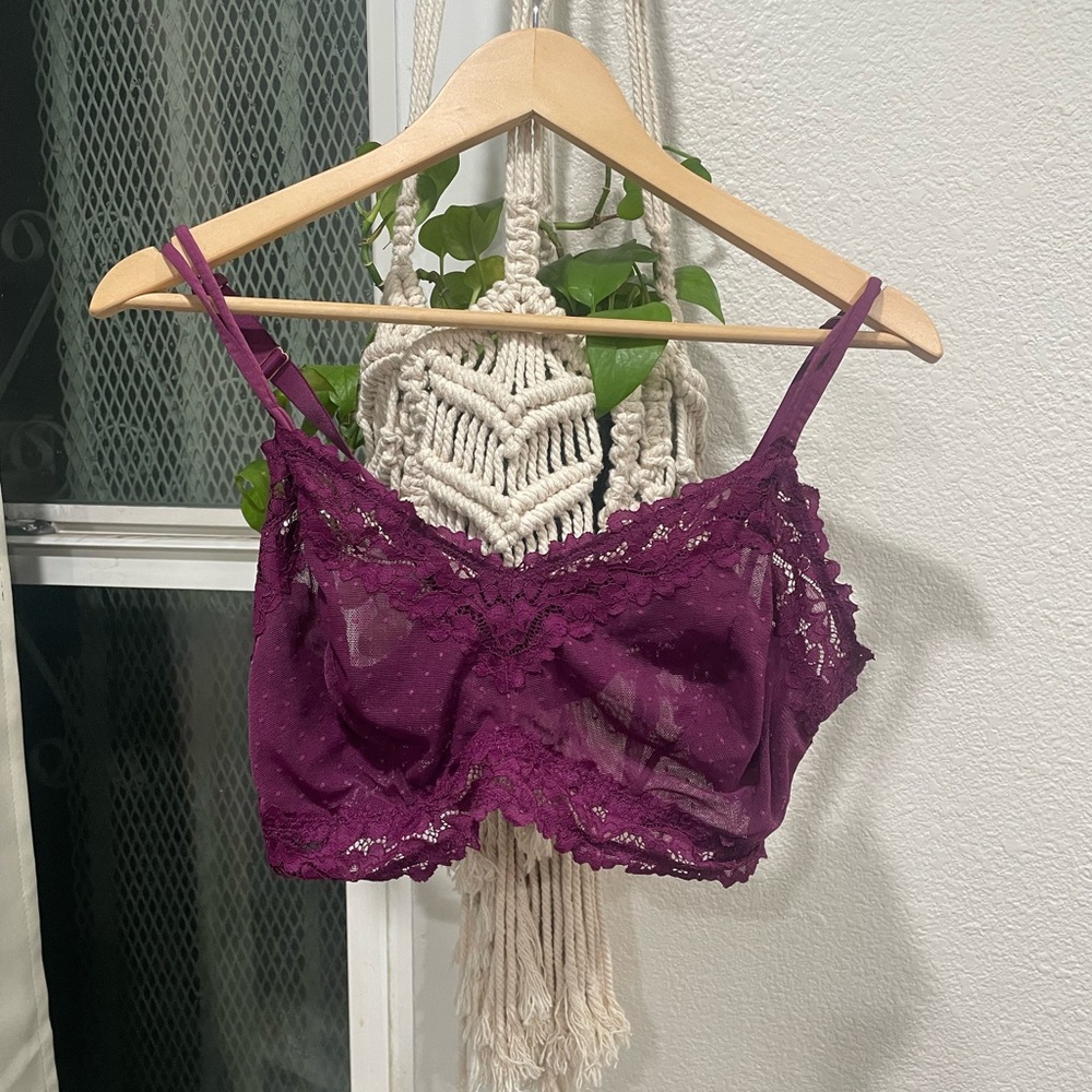 Pretty Savage X Fenty Purple Lace Bralette